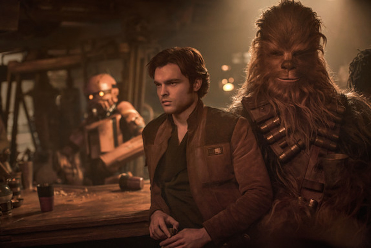 Han Solo and Chewbacca in 'Solo: A Star Wars Story"