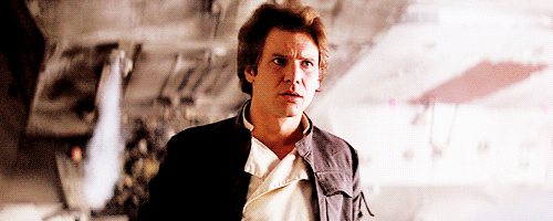 Han Solo in The Empire Strikes Back