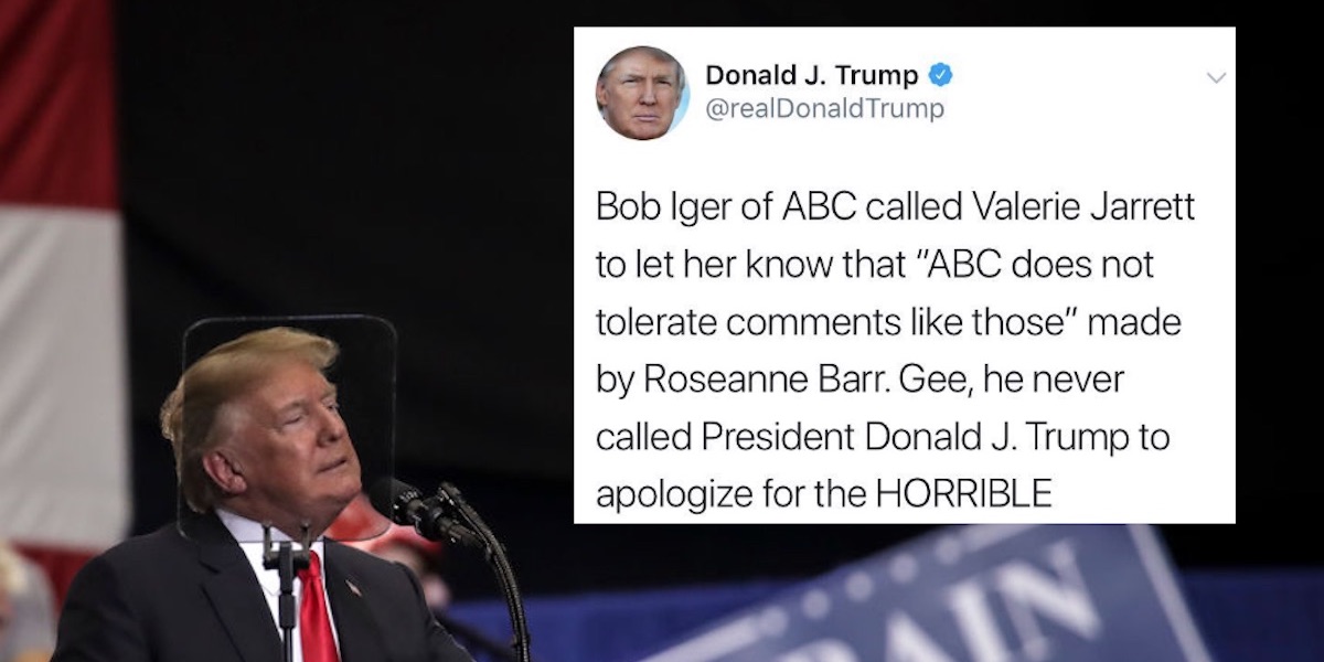 President Trump responds to Roseanne racist tweet