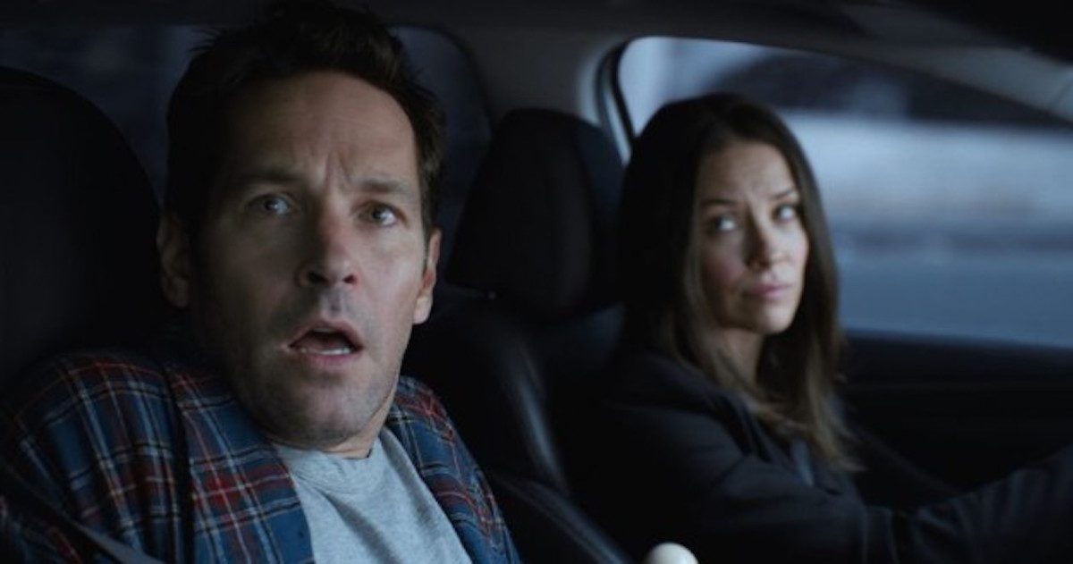 Paul Rudd and Evangeline Lilly in Ant-Man and The Wasp