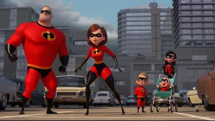 An animated superhero family in 