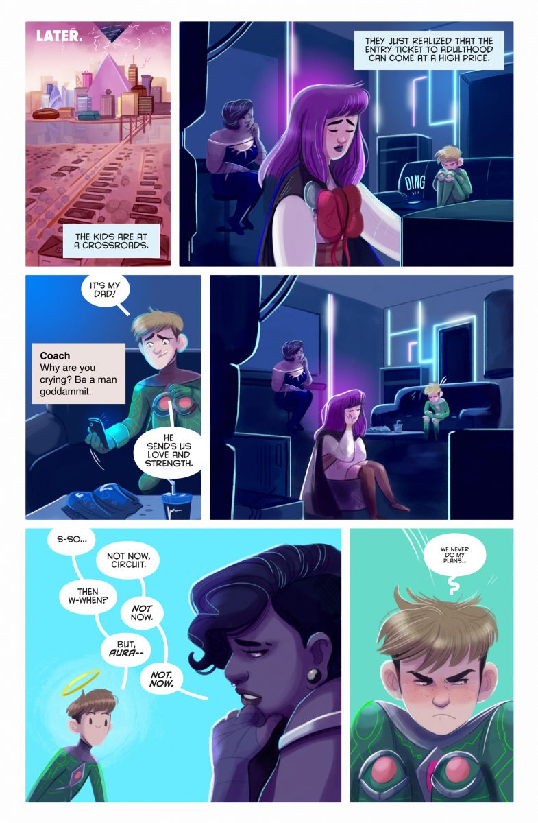 'Superfreaks' #3 Preview 4 - art by Margaux Saltel