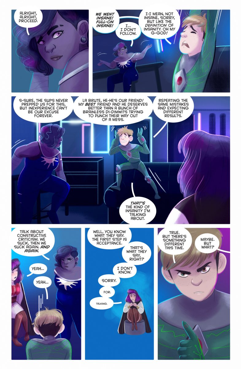 'Superfreaks' #3 Preview 5 - art by Margaux Saltel