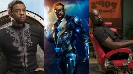 Black Panther, Black Lightning, Luke Cage