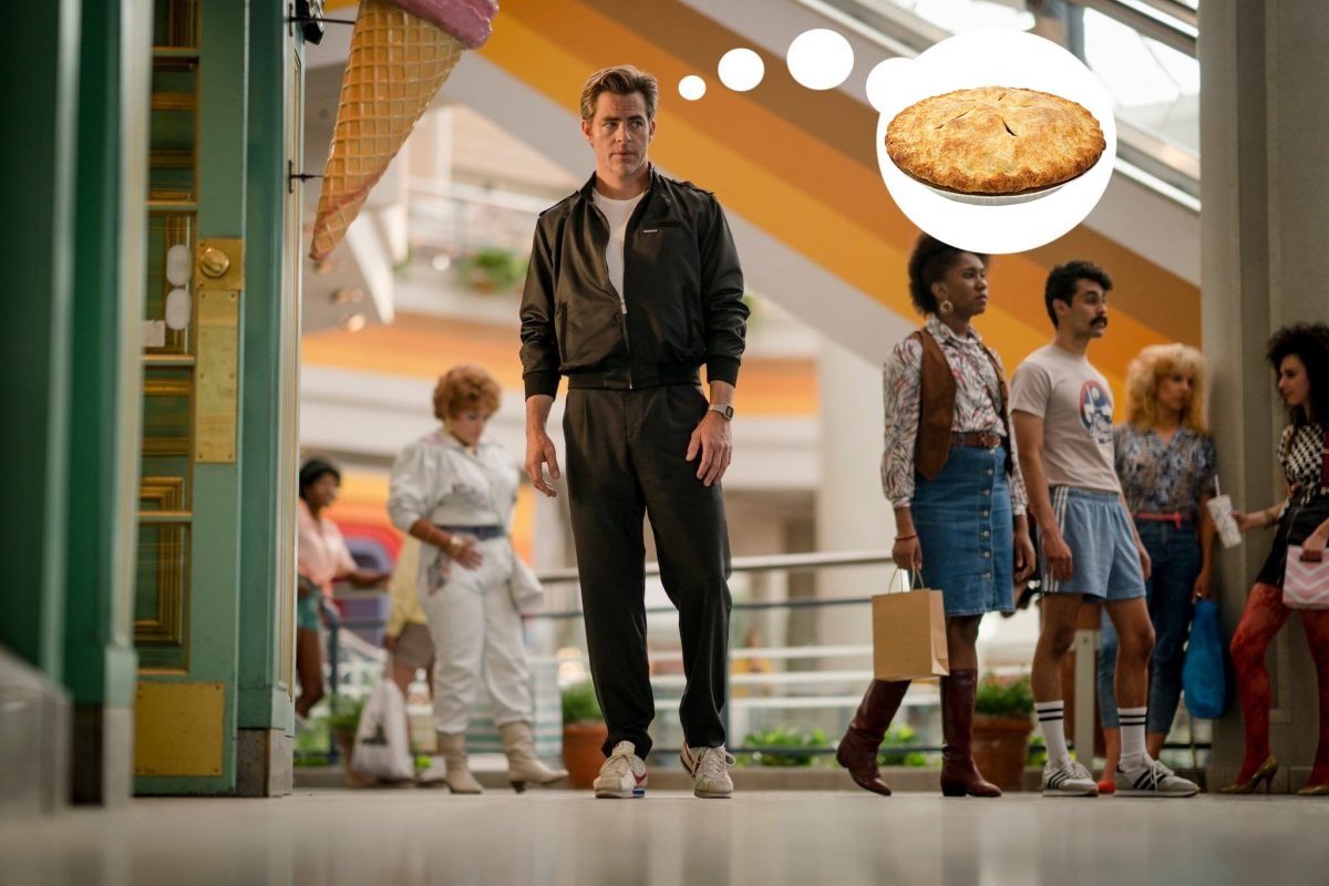 Chris Pine as Steve Trevor in Wonder Woman 1984