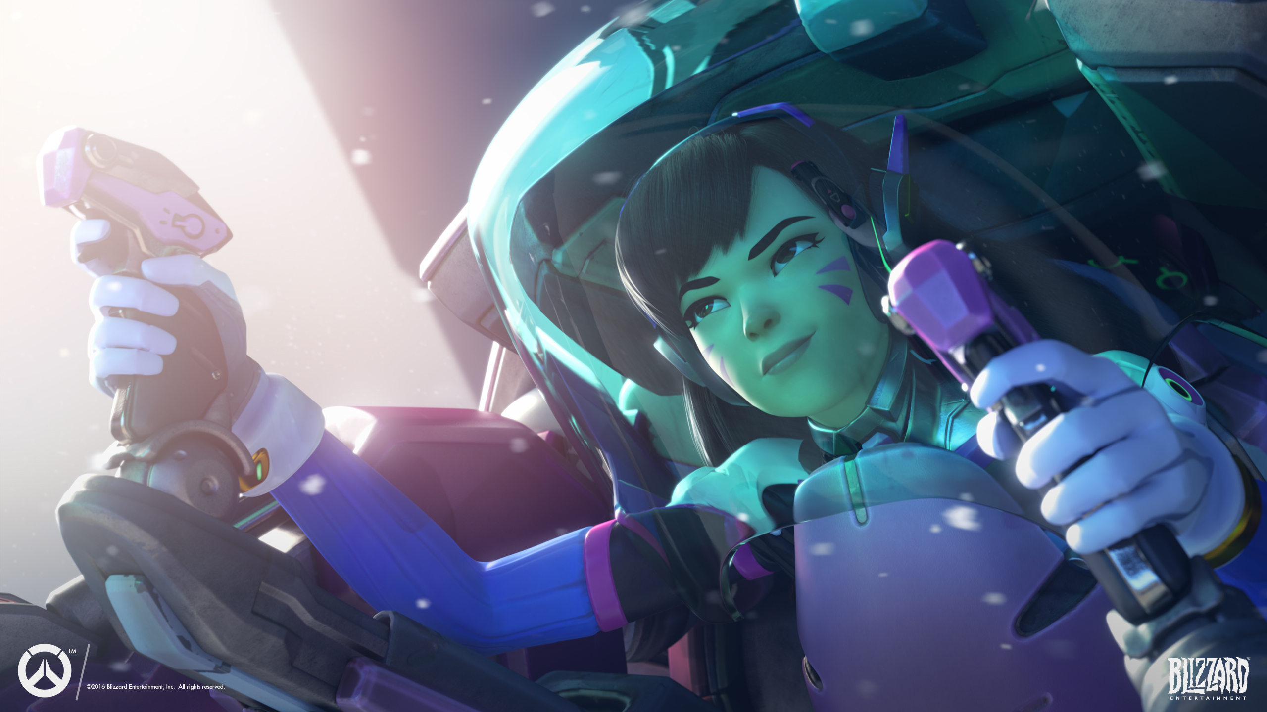 d.va wallpaper from Blizzard's Overwatch