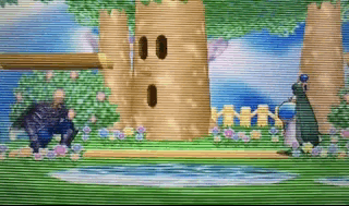 Ganondorf jumping in Smash Bros. 3DS