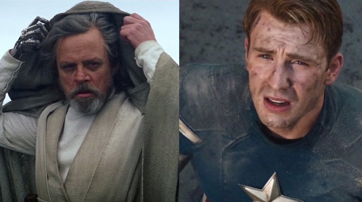 Luke Skywalker and Captain America