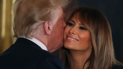 Melania Trump with Donald Trump