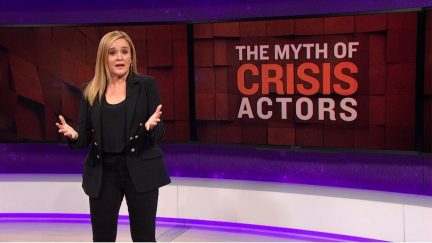 sam bee crisis actors full frontal