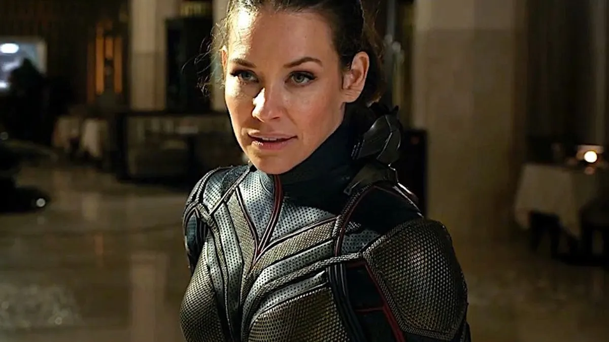 Evangeline Lilly as The Wasp in Ant-Man and The Wasp