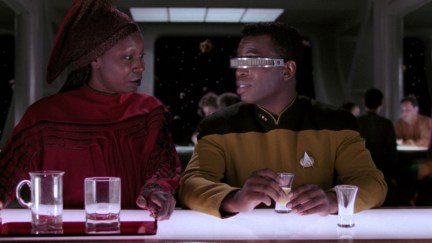 Guinan and La Forge