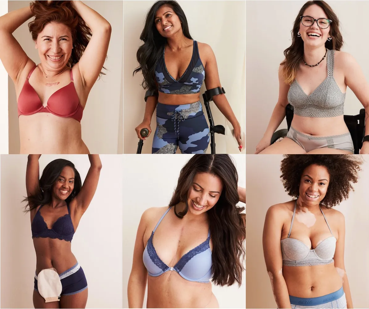 Aerie launch low-key inclusive underwear campaign - PosAbility