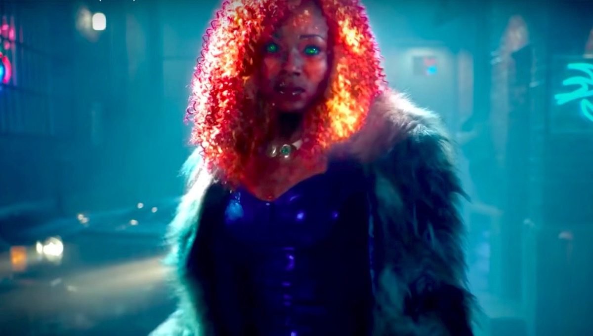 anna diop as starfire in dc titans series