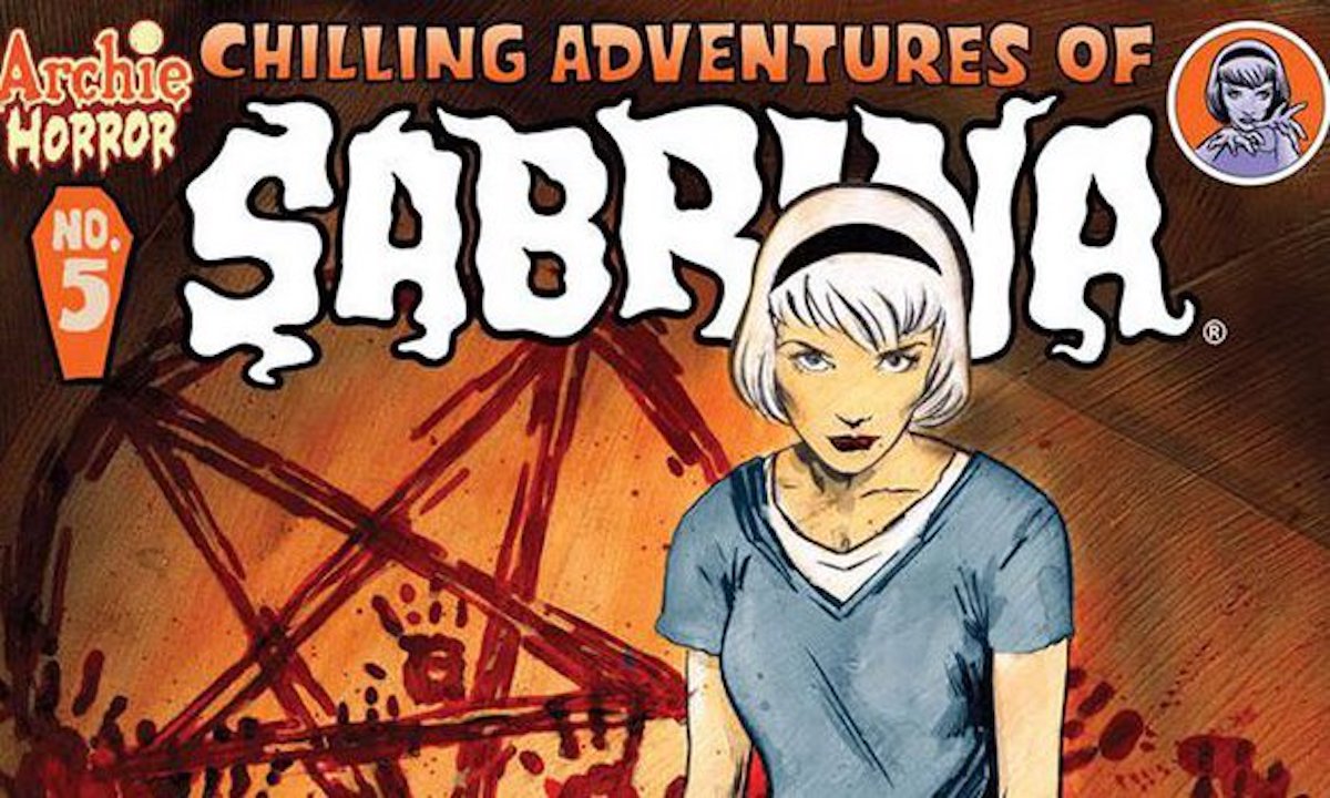 chilling adventures of sabrina comic cover
