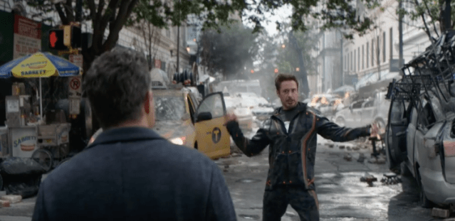 Tony Stark in Avengers Infinity War Gag Reel