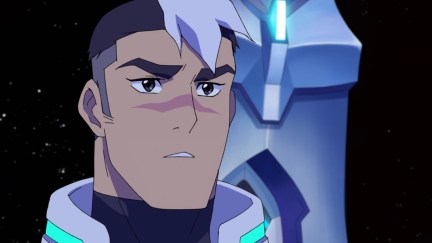 Shiro considers the next move in Dreamworks' Voltron: Legendary Defender