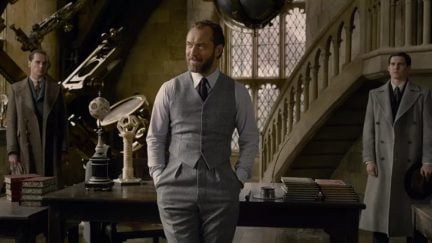 Albus Dumbledore (Jude Law) in Fantastic Beasts: The Crimes of Grindelwald