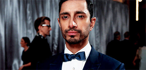 Riz Ahmed on camera at the 2017 Academy Awards