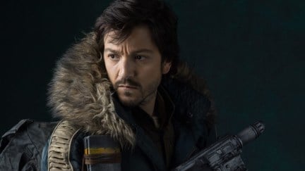 Diego Luna as Cassian Andor in Rogue One: A Star Wars Story.
