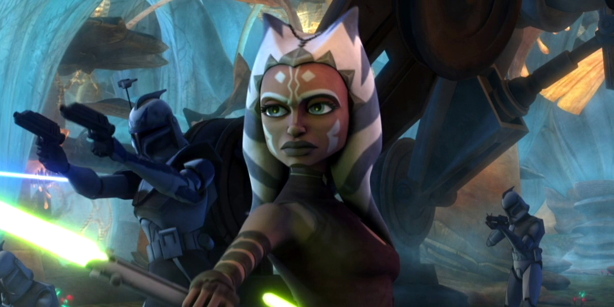 Ahsoka Tano is ready to fight in Star Wars: The Clone Wars