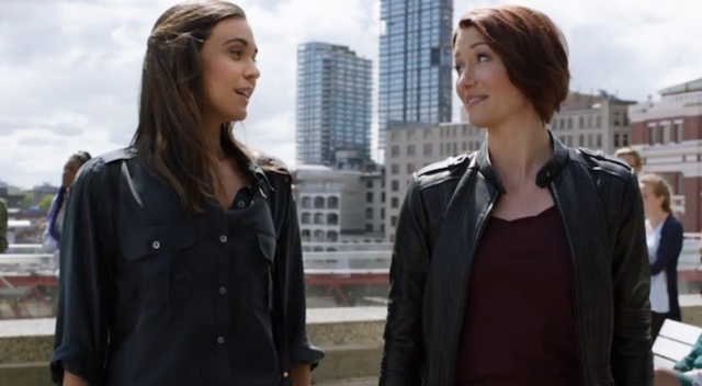 Sam and Alex on Supergirl