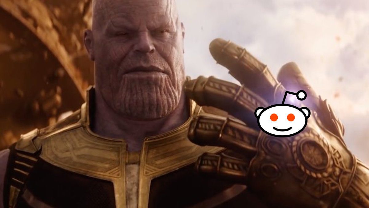 Thanos reddit ban