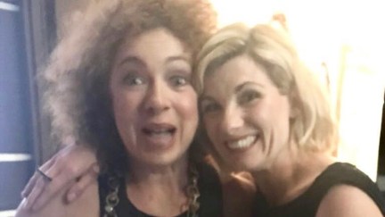 Jodie Whittaker meets the Doctor's wife, Alex Kingston