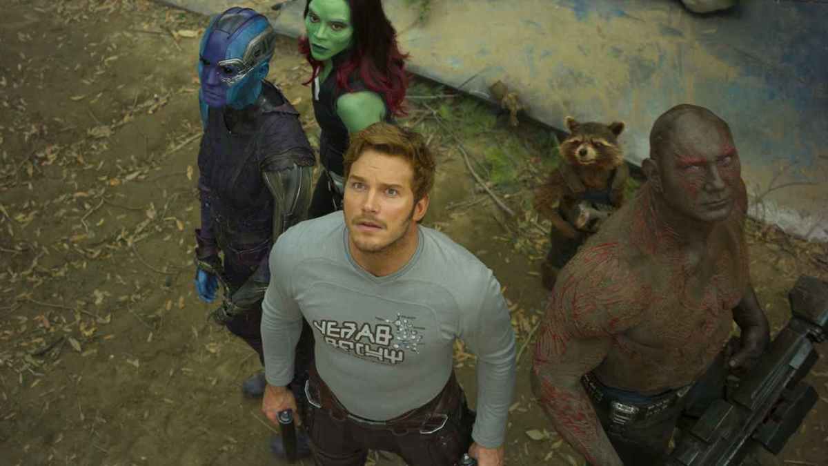 chris pratt zoe saldana david bautista karen gillan