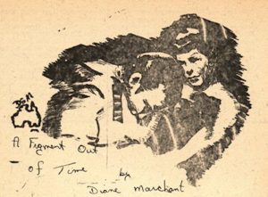 "A Fragment Out of Time" Kirk/Spock first slash story illustration