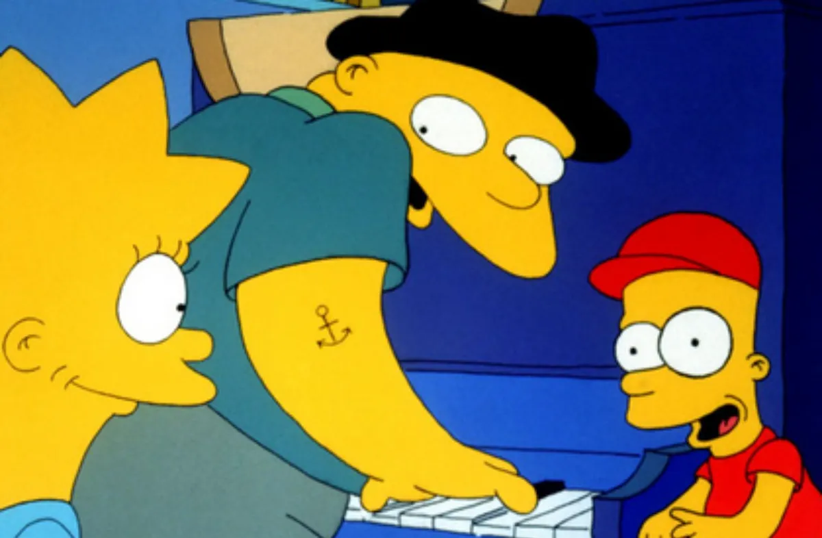 Michael Jackson, Nancy Cartwright, Kipp Lennon, and Yeardley Smith in The Simpsons (1989)