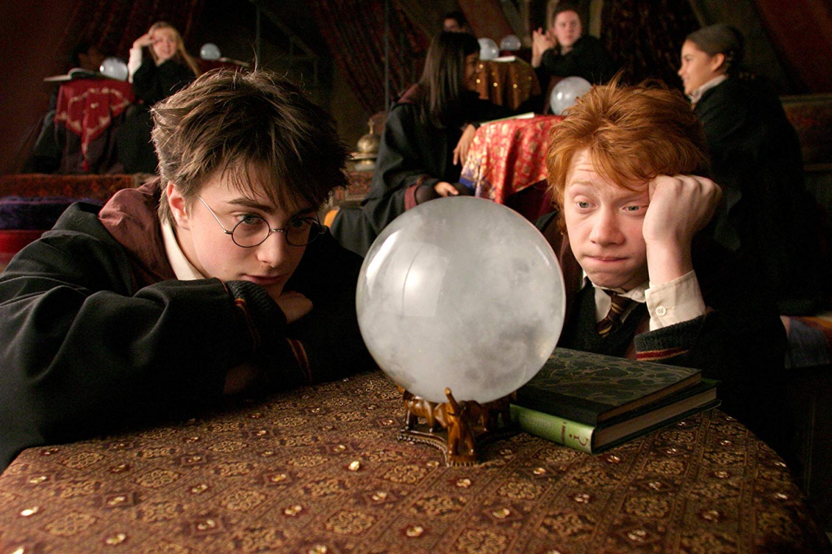 Rupert Grint and Daniel Radcliffe in Harry Potter and the Prisoner of Azkaban (2004)