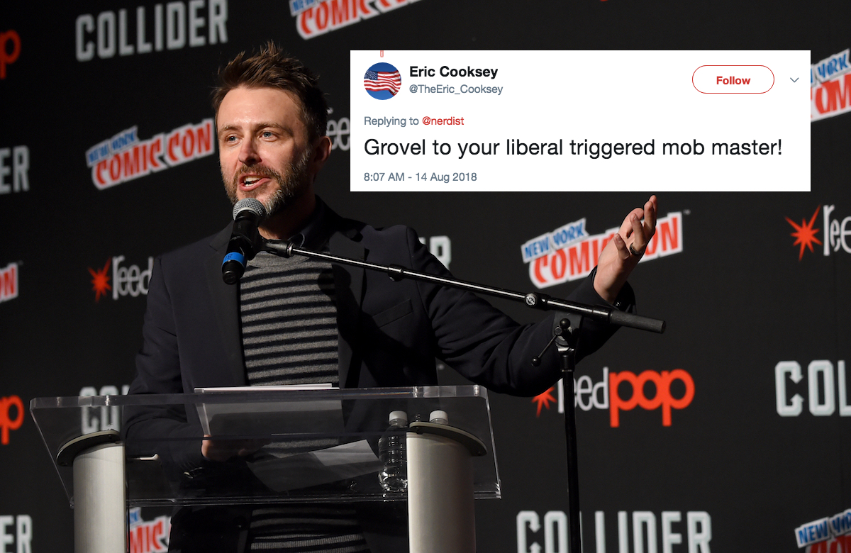 Chris Hardwick Nerdist Twitter statement