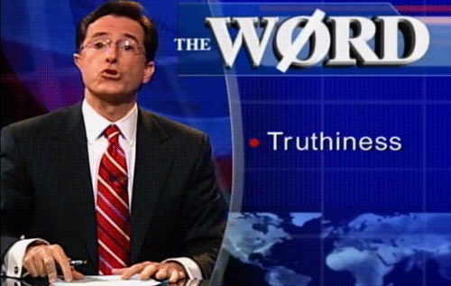 colbert says truthiness