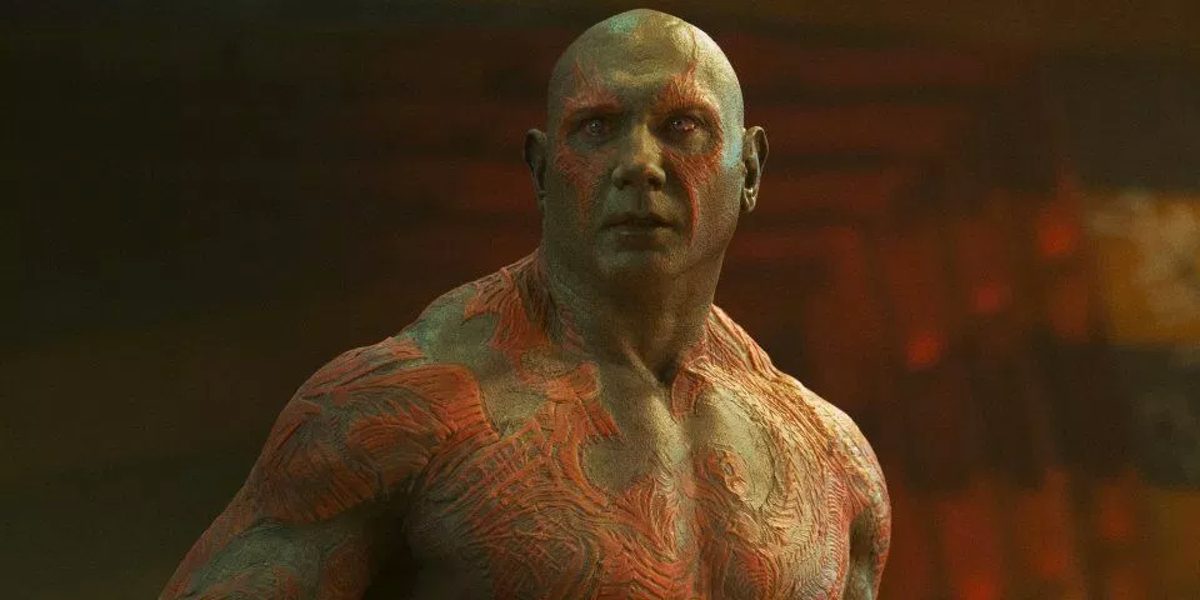 Guardians of the Galaxy stars Dave Bautista as Drax