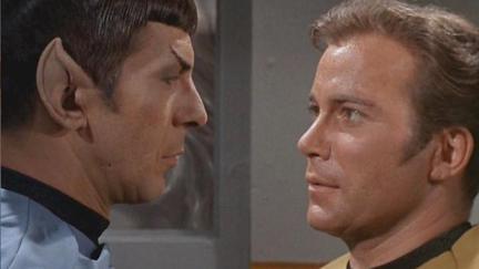 Spock and Kirk in Star Trek the Original Series