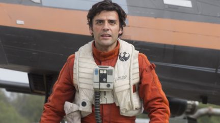 Oscar Isaac as Poe Dameron in Star Wars: The Force Awakens