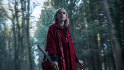Kiernan Shipka as Sabrina in Netflix's the Chilling Adventures of Sabrina