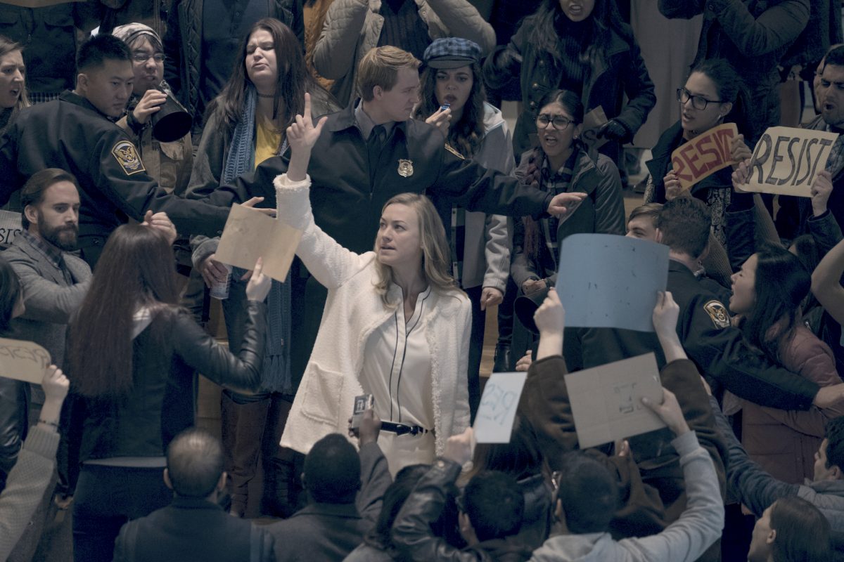 Serena Joy in Hulu's Handmaid's Tale