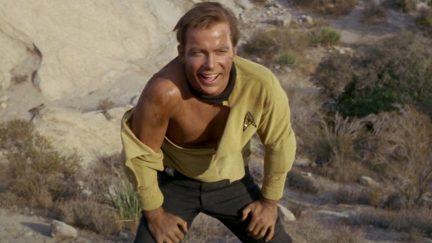 William Shatner as Jim Kirk in Star Trek