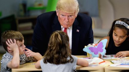 trump, coloring, flag, stripes, wrong, blue, russia