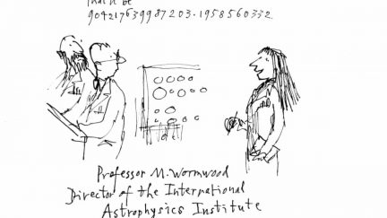 Matilda the Astrophysicist. Illustration: Quentin Blake