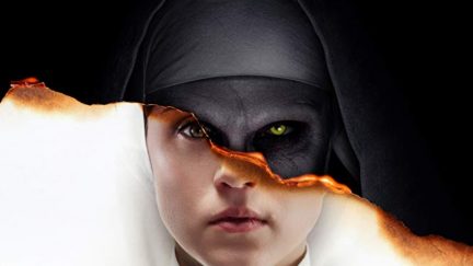 Bonnie Aarons and Taissa Farmiga in The Nun (2018)