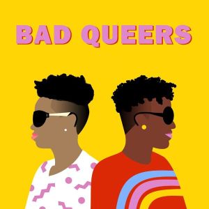 Logo for Bad Queers podcast