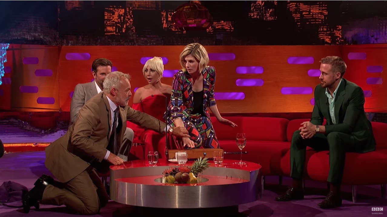 jodie whittaker, lady gaga, graham norton, theremin, doctor who