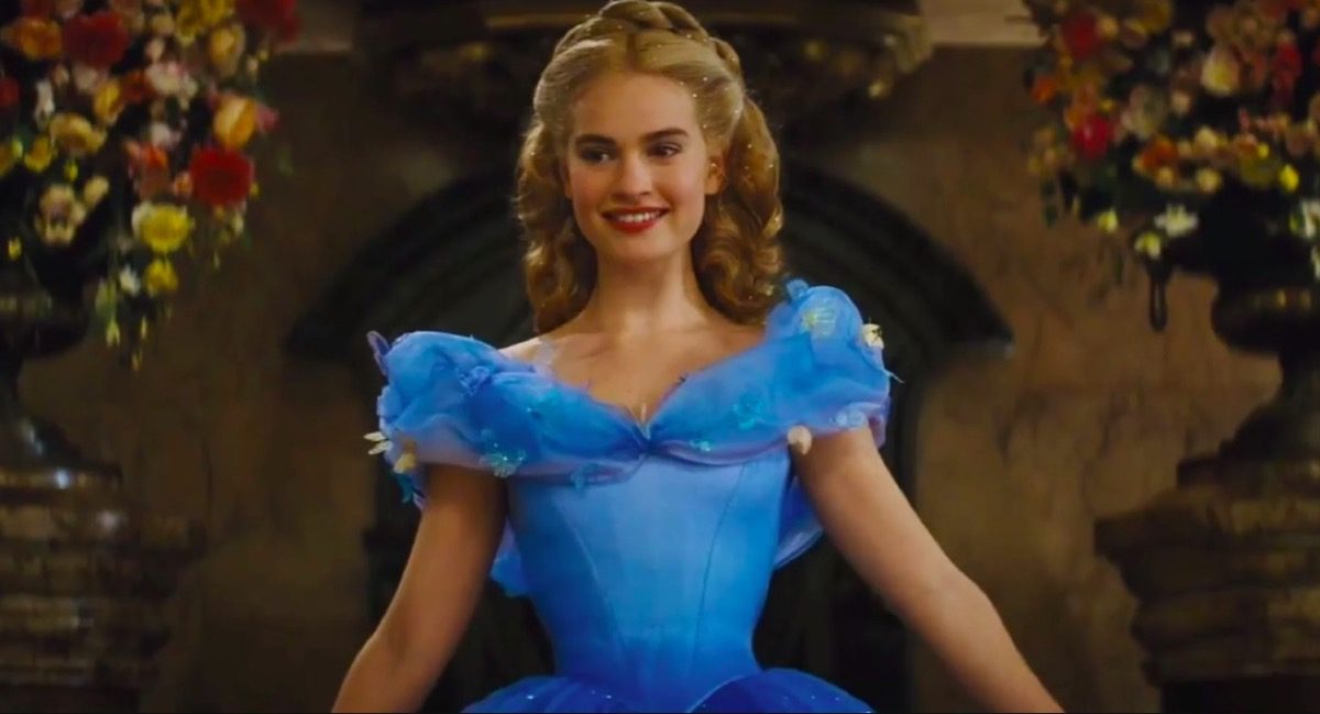 lily james disney live action cinderella