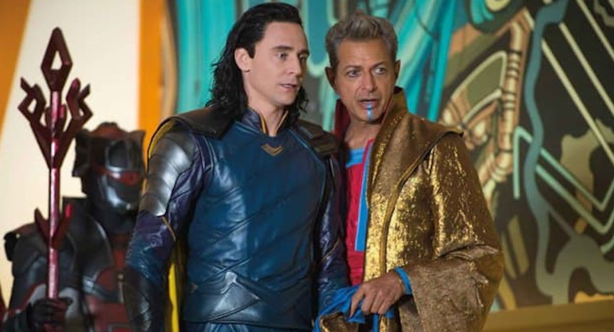Loki and the Grandmaster in Thor Ragnarok