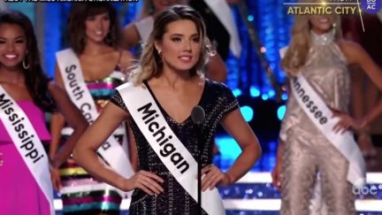 miss america, miss michigan, emily sioma, nfl, kaepernick, kneeling