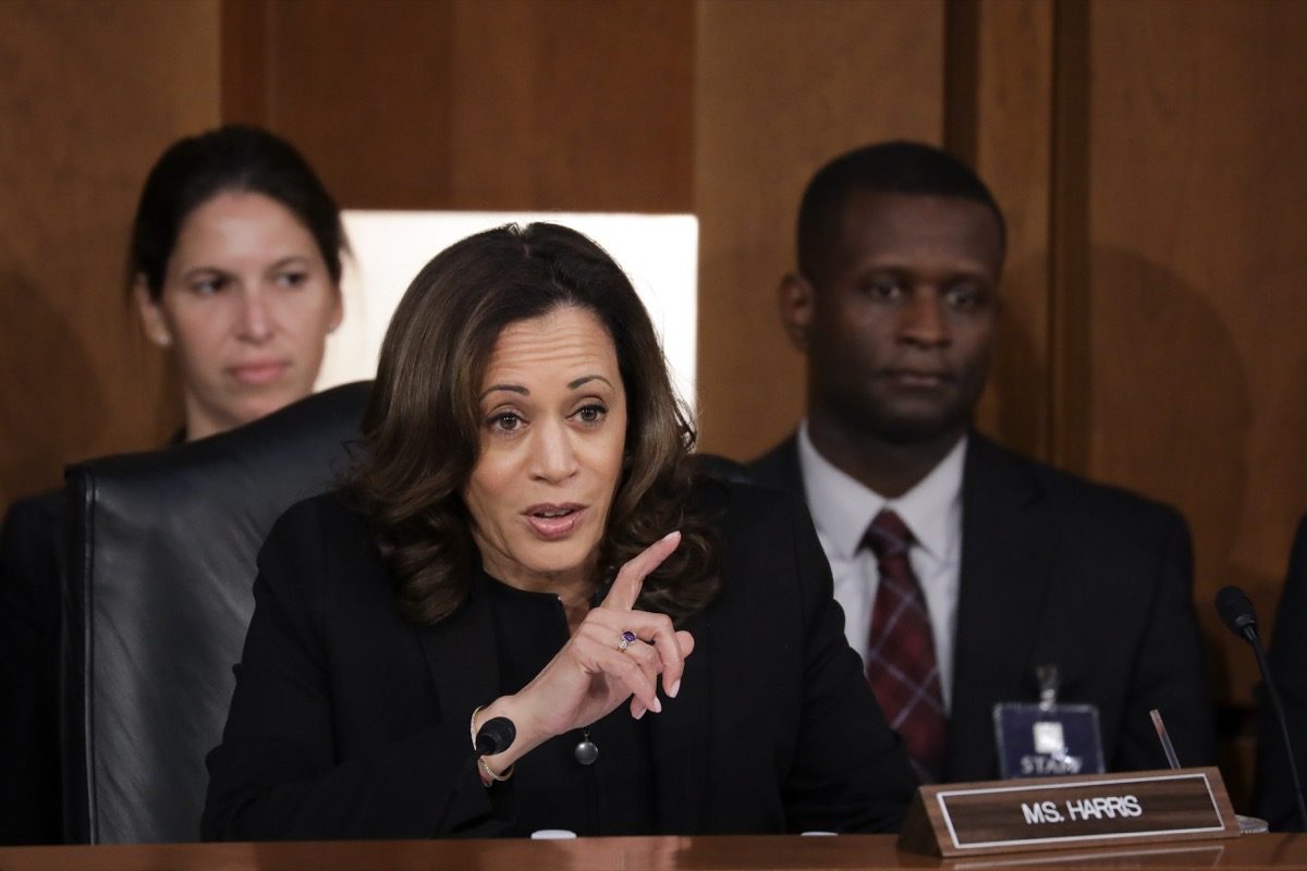 Senator Kamala Harris at Brett Kavanaugh Senate Supreme Court Confirmation Hearings