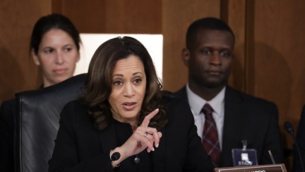 Senator Kamala Harris at Brett Kavanaugh Senate Supreme Court Confirmation Hearings